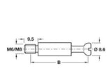 Mothercare Lulworth Compatible - Replacement Cam Dowel (M6-49mm)