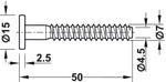 Confirmat Screw M7 50mm